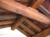 Douglas Fir Entry-Way Reclaimed Beams Wire-Brushed and Oiled