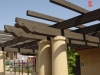 The Visitation Valley Clubhouse Completed 2004. All Trellises are Our Recycled Lumber, San Francisco Parks and Recreation, Andy Maloney SF City Architect