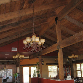 Reclaimed Douglas Fir Ceiling