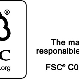 Landscape FSC Logo black on white background