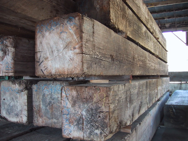 Recycled wood lumber for sale