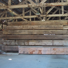 Recycled wood lumber for sale