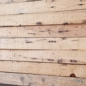 1×6” (net 3/4 x 5-1/2”) Rough Sawn Old Patina Douglas Fir, Vogue Theatre stock; 1’ to 4’ lengths. Units of 100 sf to 250 sf available. <span>Pallet Price:  $4.00/sf.</span>  (Standard price is $5.50/sf.)