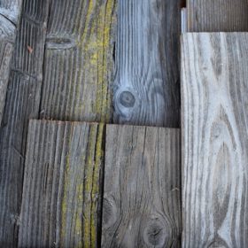 #11: Paneling on a Pallet Grey 1×6 Rough/Smooth 1’ to 4’ lengths 220/SF $935