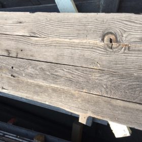 #12: 1×6 x 12 ft average. 20 pieces old patina brown. 100 sq ft. $200