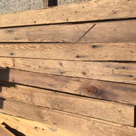 #9: Rustic Shiplap 1×5 5ft avg 130 sq ft $455